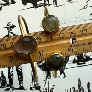 Set of Two Bracelets, One is Labradorite